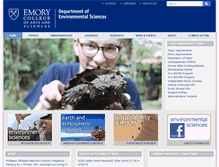 Tablet Screenshot of envs.emory.edu