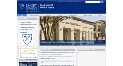Desktop Screenshot of polisci.emory.edu