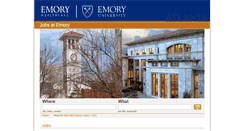 Desktop Screenshot of emory.jobs