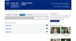 Desktop Screenshot of guides.business.library.emory.edu
