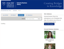Tablet Screenshot of guides.business.library.emory.edu