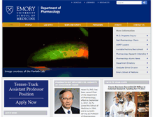 Tablet Screenshot of pharm.emory.edu