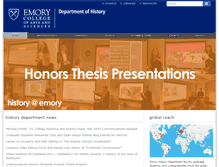 Tablet Screenshot of history.emory.edu