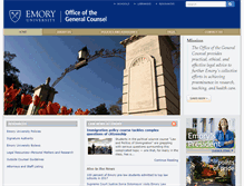 Tablet Screenshot of ogc.emory.edu