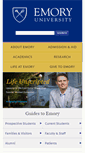 Mobile Screenshot of emory.edu