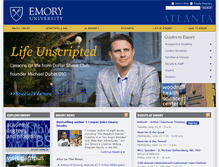 Tablet Screenshot of emory.edu