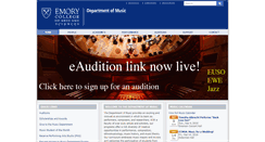 Desktop Screenshot of music.emory.edu