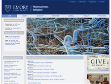 Tablet Screenshot of neurosciences.emory.edu