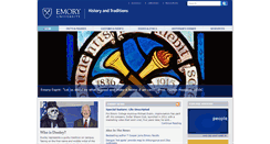 Desktop Screenshot of emoryhistory.emory.edu