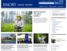 Tablet Screenshot of news.web.emory.edu