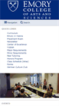 Mobile Screenshot of german.emory.edu