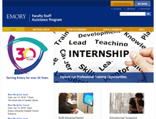 Tablet Screenshot of fsap.emory.edu