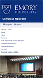 Mobile Screenshot of compass.emory.edu