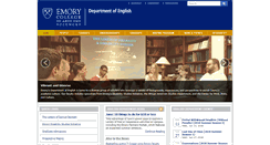 Desktop Screenshot of english.emory.edu