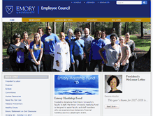 Tablet Screenshot of employeecouncil.emory.edu