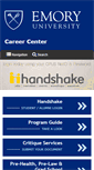 Mobile Screenshot of career.emory.edu