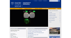 Desktop Screenshot of biochem.emory.edu