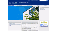 Desktop Screenshot of docservices.emory.edu