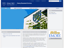 Tablet Screenshot of docservices.emory.edu