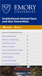 Mobile Screenshot of iacuc.emory.edu