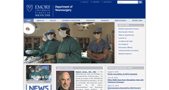 Desktop Screenshot of neurosurgery.emory.edu