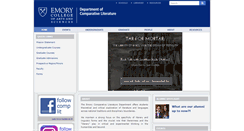 Desktop Screenshot of comparativelit.emory.edu