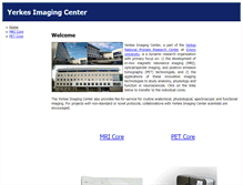Tablet Screenshot of imaging.yerkes.emory.edu