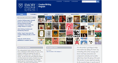 Desktop Screenshot of creativewriting.emory.edu