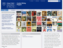 Tablet Screenshot of creativewriting.emory.edu