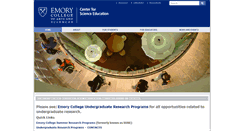Desktop Screenshot of cse.emory.edu