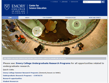 Tablet Screenshot of cse.emory.edu