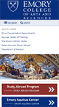 Mobile Screenshot of catholicstudies.emory.edu