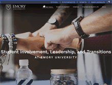 Tablet Screenshot of lead.emory.edu