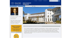 Desktop Screenshot of investment.emory.edu