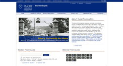 Desktop Screenshot of findingaids.library.emory.edu