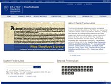 Tablet Screenshot of findingaids.library.emory.edu