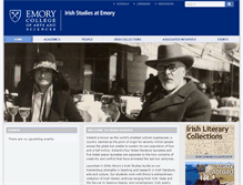 Tablet Screenshot of irishstudies.emory.edu