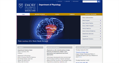 Desktop Screenshot of physiology.emory.edu