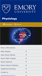 Mobile Screenshot of physiology.emory.edu