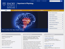 Tablet Screenshot of physiology.emory.edu