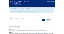 Desktop Screenshot of discovere.emory.edu