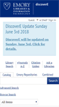 Mobile Screenshot of discovere.emory.edu