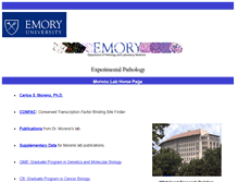 Tablet Screenshot of confac.emory.edu