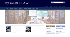 Desktop Screenshot of law.emory.edu