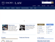 Tablet Screenshot of law.emory.edu