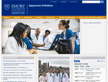 Tablet Screenshot of medicine.emory.edu