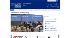 Desktop Screenshot of business.library.emory.edu