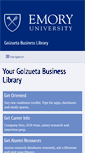 Mobile Screenshot of business.library.emory.edu