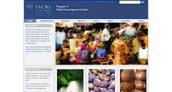 Desktop Screenshot of devstudies.emory.edu