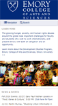 Mobile Screenshot of devstudies.emory.edu